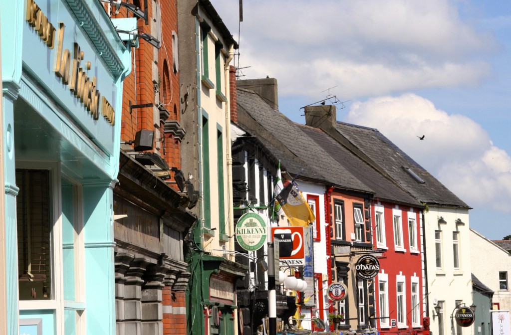Häuserfasade in Kilkenny
